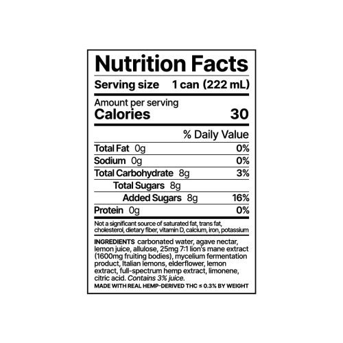 Single Nutrition Facts