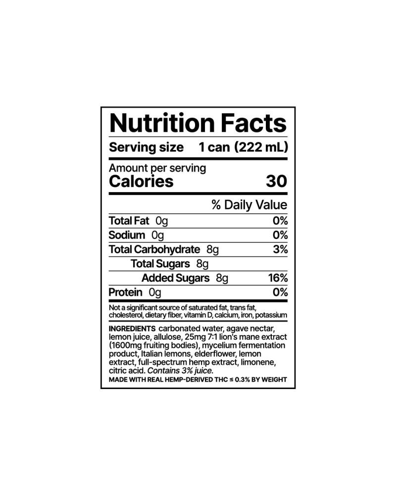 Single Nutrition Facts